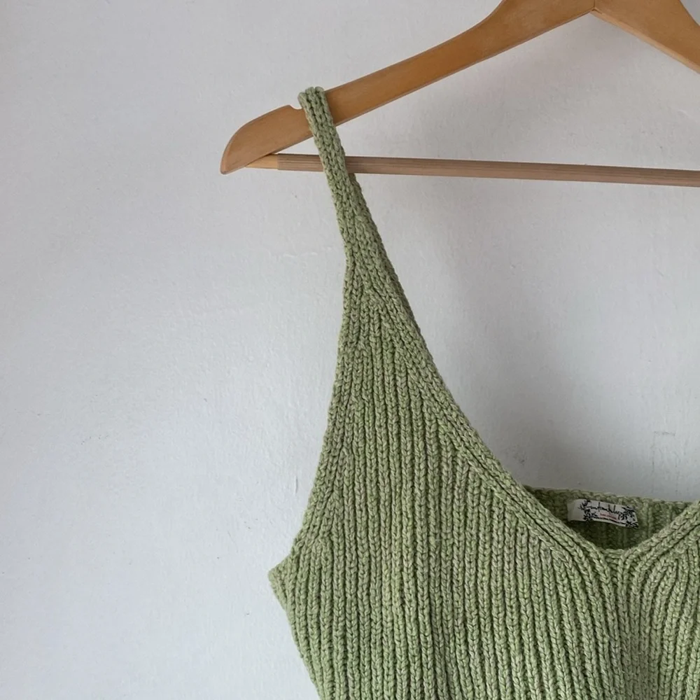Free People M Here All Day Brami Top